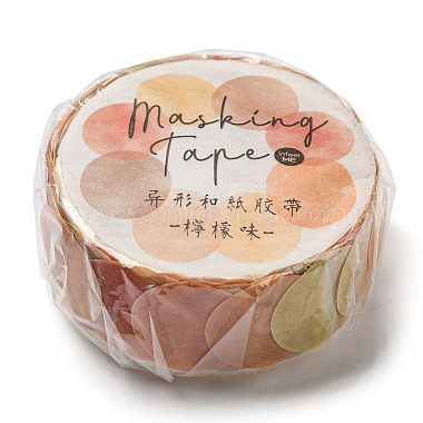 丸い粘着装飾紙テープ(DIY-M052-01F)-3