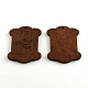 Rectangle color&eacute; pendentifs en bois(WOOD-R240-14)-1