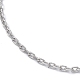 304 bracelet chaîne câble en acier inoxydable pour hommes femmes(STAS-B039-04P)-2