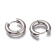201 Stainless Steel Huggie Hoop Earrings(EJEW-O095-05-25)-2