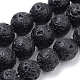Natural Lava Rock Beads Strands(G-S259-11-8mm)-1