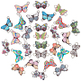 Platinum Mixed Color Butterfly Alloy+Enamel Links(ENAM-CA0001-11)