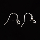 Silver Brass Earring Hooks(KK-Q369-S)