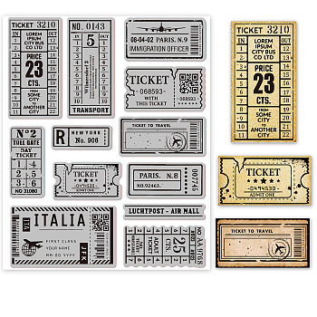 Rubber Clear Stamps, for Card Making Decoration DIY Scrapbooking, Others, 22x18x0.8cm