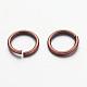 Red Copper Color Brass Jump Rings(X-JRC8MM-R)-2