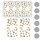 CRASPIRE 120 Sheets Rectangle Coated Scratch Off Film Reward Cards(DIY-CP0006-92M)-1