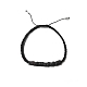 Coconut & Non-magnetic Synthetic Hematite Braided Bead Bracelet(BJEW-PH01415-06)-1