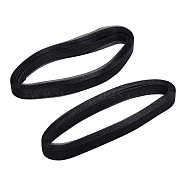 Mesh Ribbon, Plastic Net Thread Cord, Black, 30mm, about 25yards/bundle(PH-PNT-Q008-30mm-11)