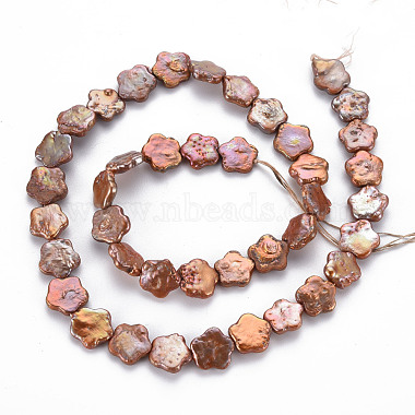 Natural Keshi Pearl Beads Strands(PEAR-S021-083A)-3