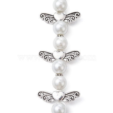 WhiteSmoke Angel & Fairy Glass Beads