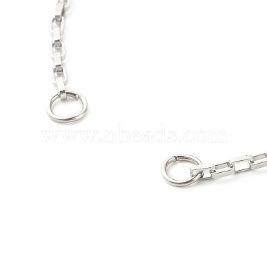 304 Stainless Steel Box Chain and Bracelet Making(AJEW-JB01063)-3