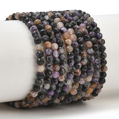 Natural Charoite Beads Strands(GG-CBA1497-A01-3mm)-2