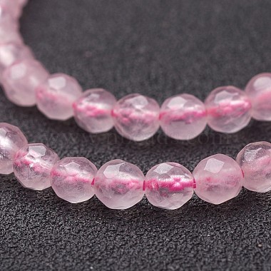 Chapelets de perles en quartz rose naturel(X-G-G099-F4mm-15)-3