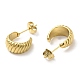 304 Stainless Steel Croissant Stud Earrings(EJEW-I286-02G)-2