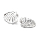 Non-Tarnish Shell Shape 304 Stainless Steel Stud Earrings for Women(EJEW-L272-021P)-2