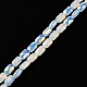 Transparent Electroplate Glass Beads Strands(GLAA-Q099-G01-05)-2