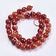 Natural Striped Agate/Banded Agate Beads Strands(G-P364-12-10mm)-2