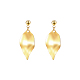 Elegant Stainless Steel Leaf Earrings for Women(NQ9483-1)-1