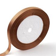 Single Face Satin Ribbon, Polyester Ribbon, Camel, 2 inch(50mm), about 25yards/roll(22.86m/roll), 100yards/group(91.44m/group), 4rolls/group(RC50MMY-A072)