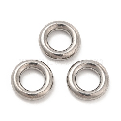 304 Stainless Steel Linking Rings, Round Ring, Stainless Steel Color, 13x3mm, Inner Diameter: 7mm(STAS-D246-01A-01P)