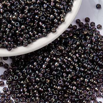 MIYUKI Round Rocailles Beads, Japanese Seed Beads, (RR3547), 8/0, 3mm, Hole: 1mm, about 422~455pcs/bottle, 10g/bottle