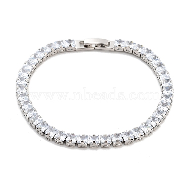 Clear Square Cubic Zirconia Bracelets