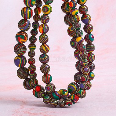 3 Strands 3 Style Synthetic Malachite Beads Strands(G-SZ0001-49B)-3