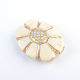 Flower Plating Acrylic Beads(PACR-Q102-36A)-2