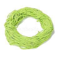 Polyester Cord, Twisted Cord, Green Yellow, 5mm, about 97~100m/bundle(NWIR-P021-032)