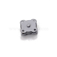 Iron Snap Fasteners, with Magnet, Raincoat Buttons, Gray, 14mm(PW-WGE5EE7-05)