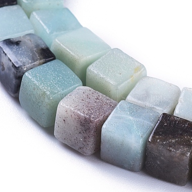 Natural Flower Amazonite Beads Strands(G-D0020-06A)-3
