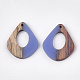 Resin & Walnut Wood Pendants(RESI-S358-06C)-2