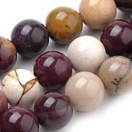 Natural Mookaite Beads Strands, Round, 10mm, Hole: 1mm, about 40pcs/strand, 15.7 inch(G-S259-37-10mm)