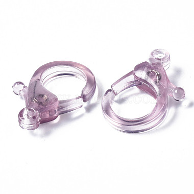 Transparent Acrylic Lobster Claw Clasps(TACR-T023-01A-03)-3