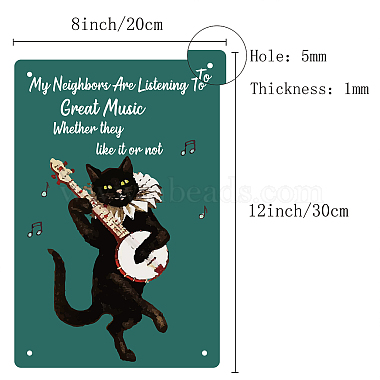Rectangle Metal Iron Sign Poster(AJEW-WH0157-325)-2