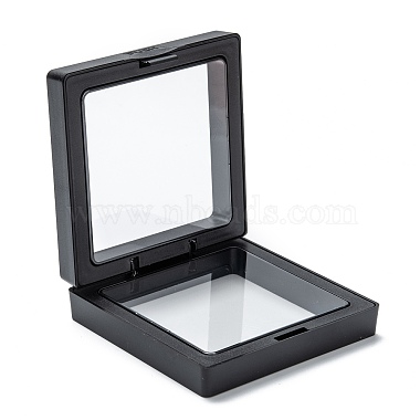 Square Transparent PE Thin Film Suspension Jewelry Display Box(CON-D009-01B-03)-3