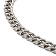 304 inox Cuban Link colliers de chaîne(NJEW-D050-01D-P)-2