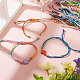 18Pcs 9 Colors Polyester Cord Bracelets Making(AJEW-TAC00101)-5