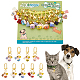 9 pièces de décorations mignonnes en forme de chat porte-bonheur en forme de cloche en laiton.(KEYC-PH01488)-1