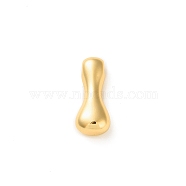 Brass Pendants, Real 18K Gold Plated, Letter I, 23x10x7mm, Hole: 2x3mm(KK-P262-01G-I)
