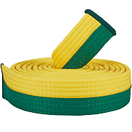 Taekwondo Belt, Martial Arts Perfomance Accessories, Green, 2800x40x5.5mm(AJEW-WH0314-341B)