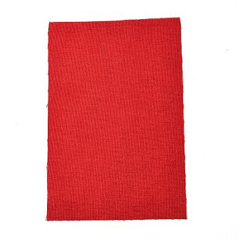 Cotton Flax Fabric, Sofa Cover, Garment Accessories, Red, 29~30x19~20x0.07cm