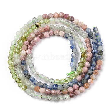 Natural & Synthetic Mixed Gemstone Beads Strands(G-D080-A01-03-07)-2