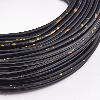 Aluminum Wire, Black, 3mm, about 10.4m/roll