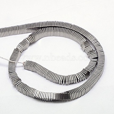 Electroplate Non-magnetic Synthetic Hematite Heishi Beads Strands(G-J171A-4x4mm-02)-2