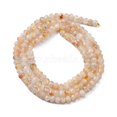 Natural Citrine Beads Strands(G-A097-C04-01A)-5