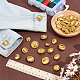 40Pc 5 Styles Alloy Buttons(FIND-NB0005-78G)-4