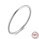 Rhodium Plated 925 Sterling Silver Thin Finger Rings(RJEW-C064-03C-P)-1