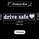 Laser PVC Drive Safe Self Adhesive Car Stickers(STIC-WH0013-09A)-2