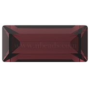 Preciosa&reg MAXIMA Crystal Fancy Stones, Czech Crystal, 435 26 212 Baguette, Dura Foiling, 90100 Burgundy, 4x2mm(Y-PRC-FB4-90100)